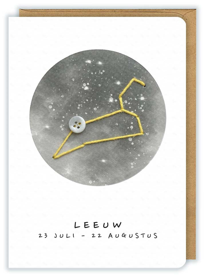 Sterrenbeeld | Wenskaart 'Leeuw'