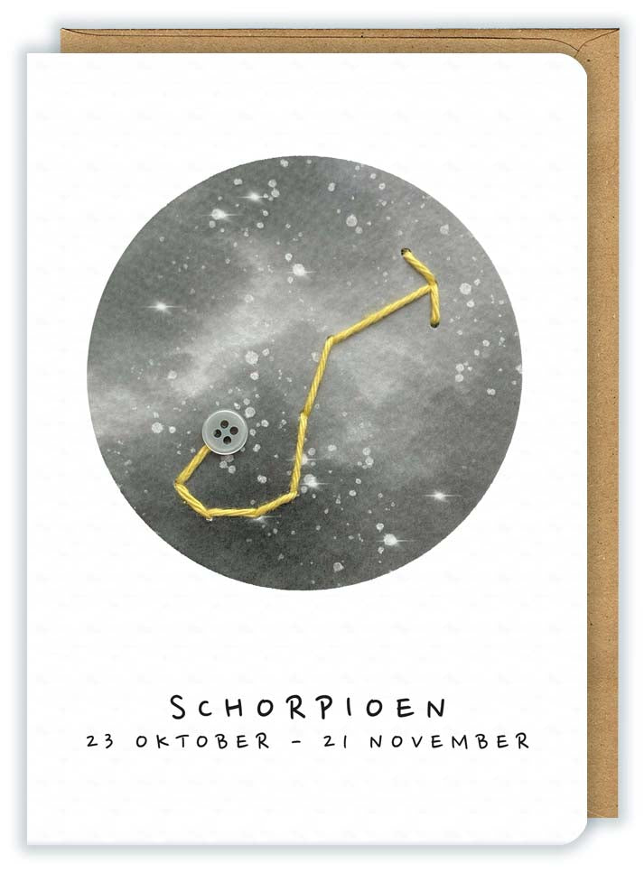 Sterrenbeeld | Wenskaart 'Schorpioen'