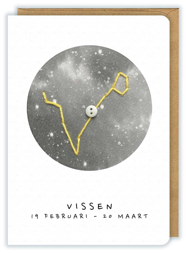 Sterrenbeeld | Wenskaart 'Vissen'
