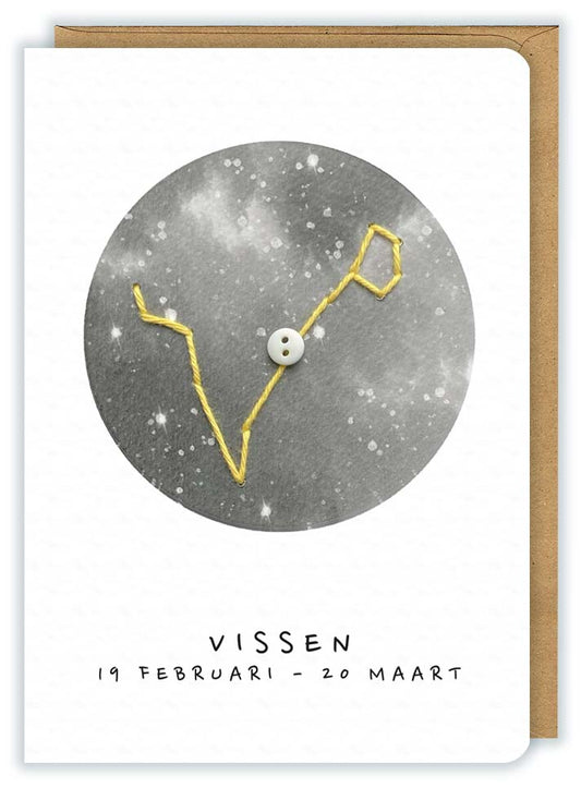Sterrenbeeld | Wenskaart 'Vissen'