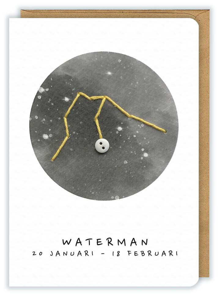 Sterrenbeeld | Wenskaart 'Waterman'