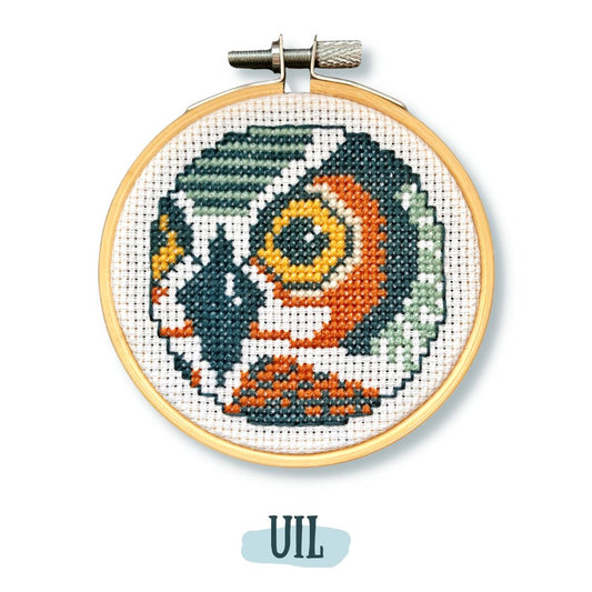 Uil | Borduurpakket kruissteek